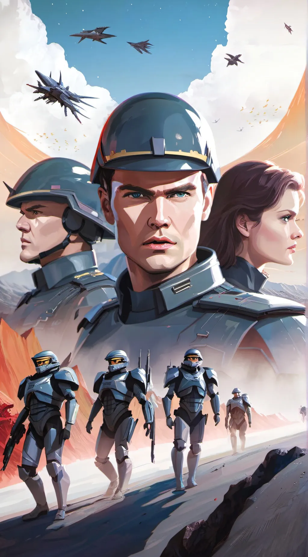 ai character: Starship troopers  background