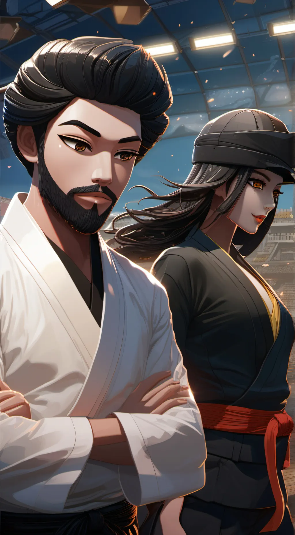 ai character: sder background