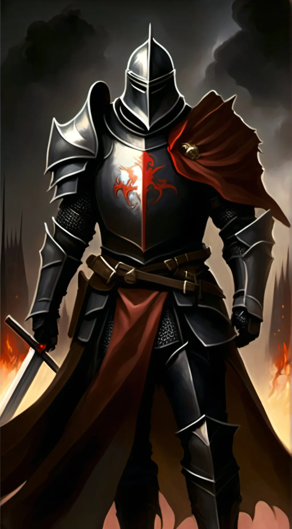 ai character: Ancient Knight background