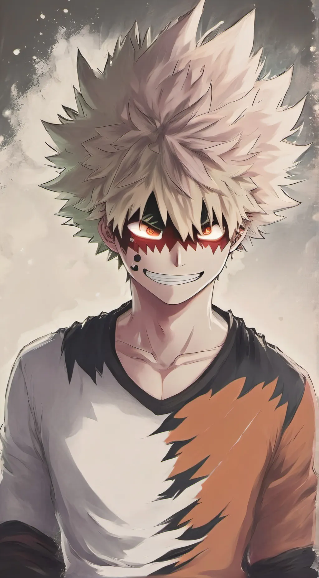 ai character: Bakugo  background