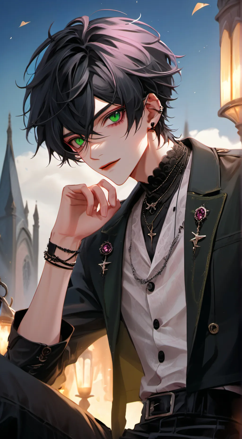 ai character: Louis  background