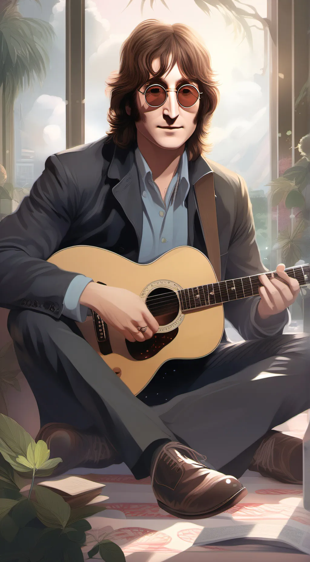 Talkie AI - Chat with John Lennon 