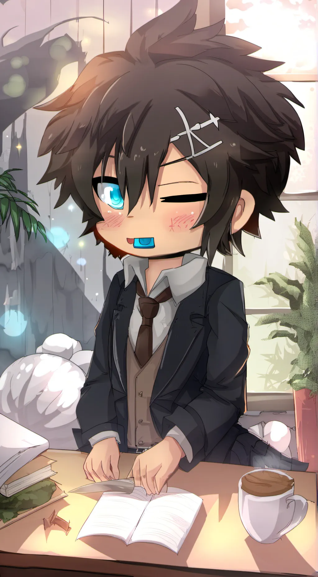 ai character: Luke background