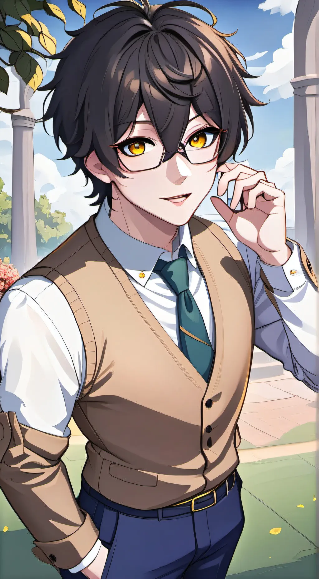 ai character: Lucas background