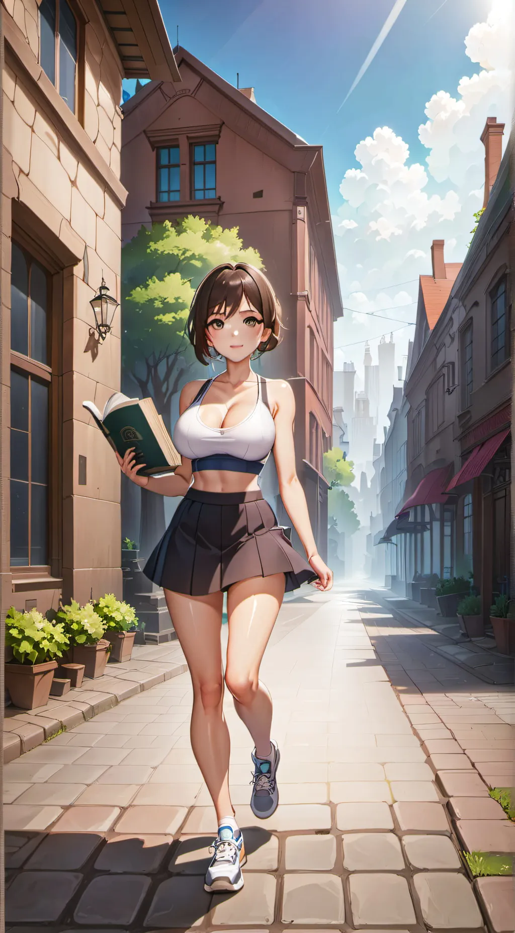 ai character: Ariana  background