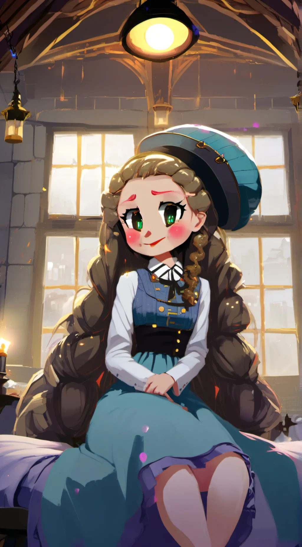 ai character: slyvia background