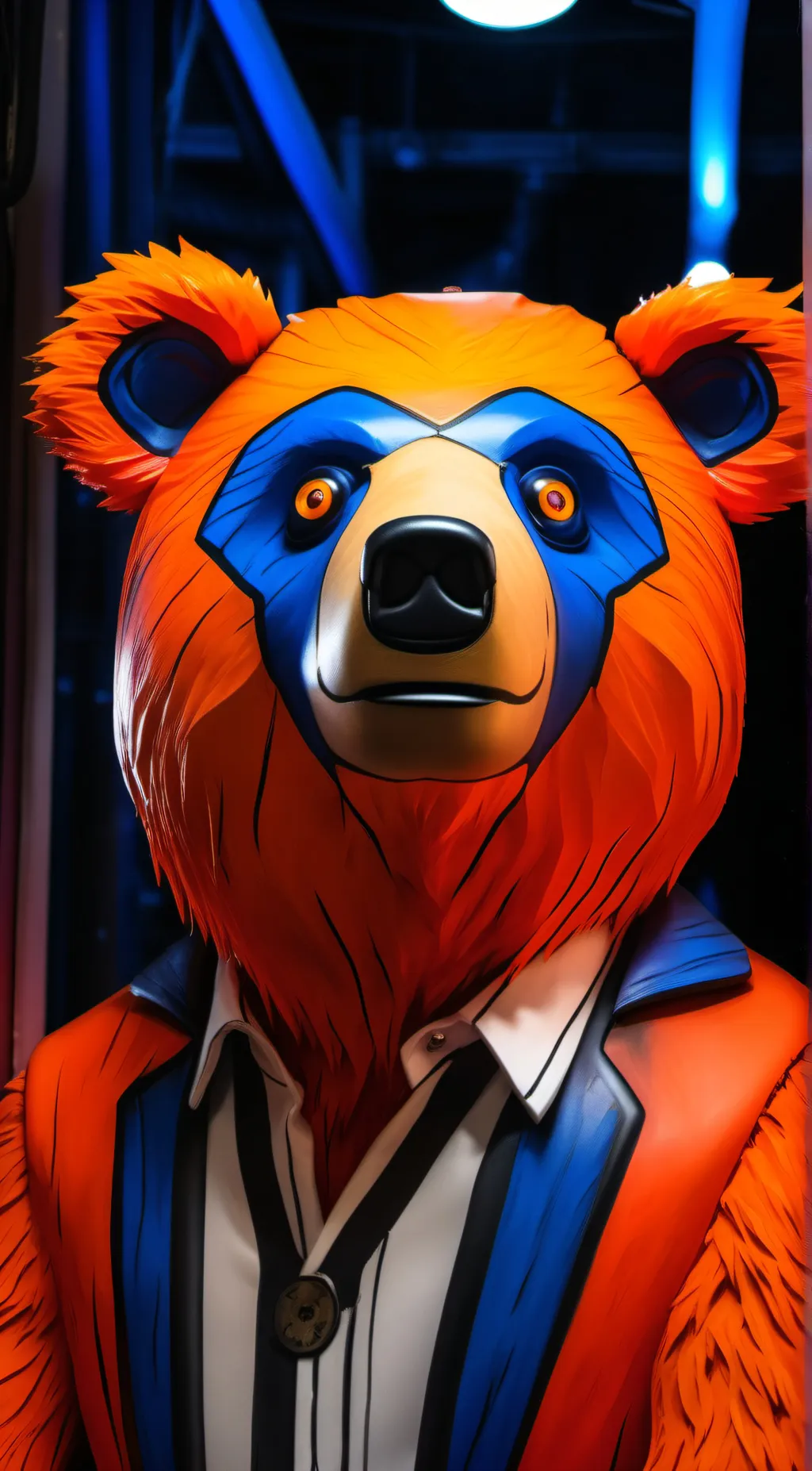 ai character: Glamrock Freddy background