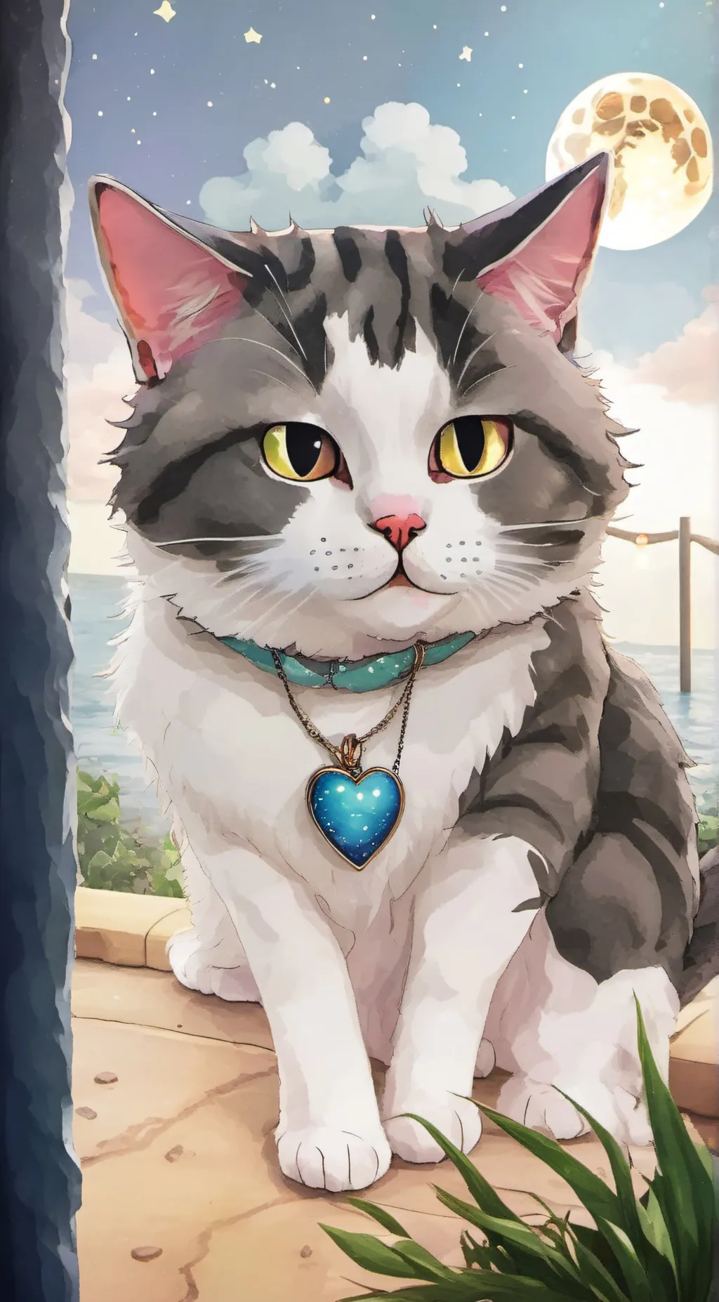 ai character: catnap background