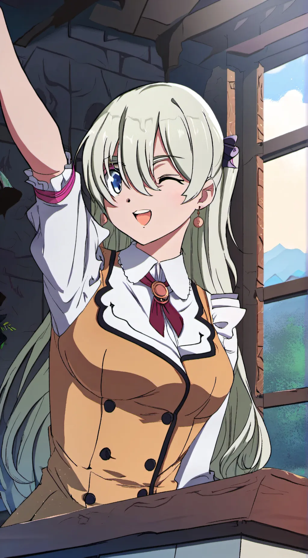 ai character: Elizabeth  background