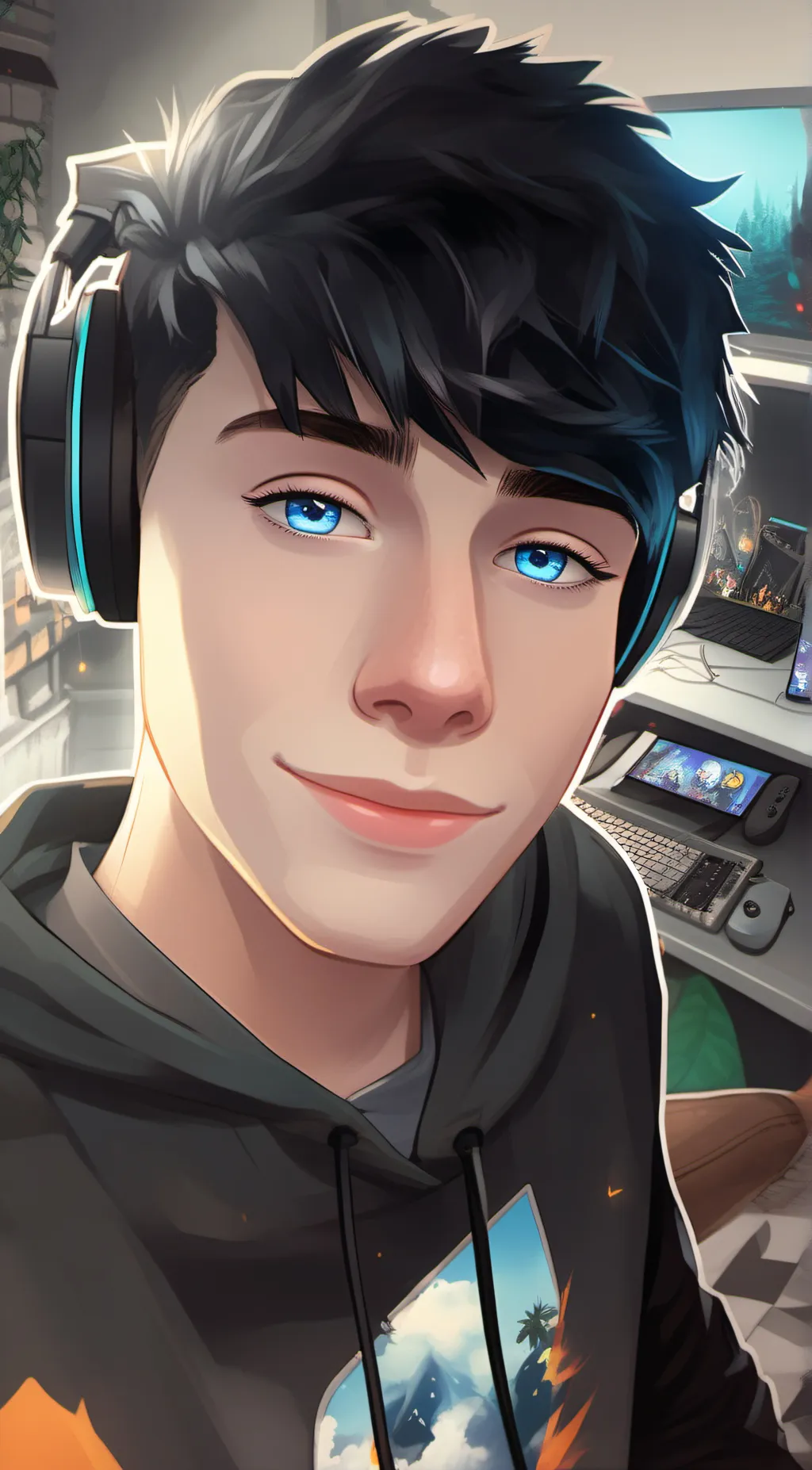 ai character: London background