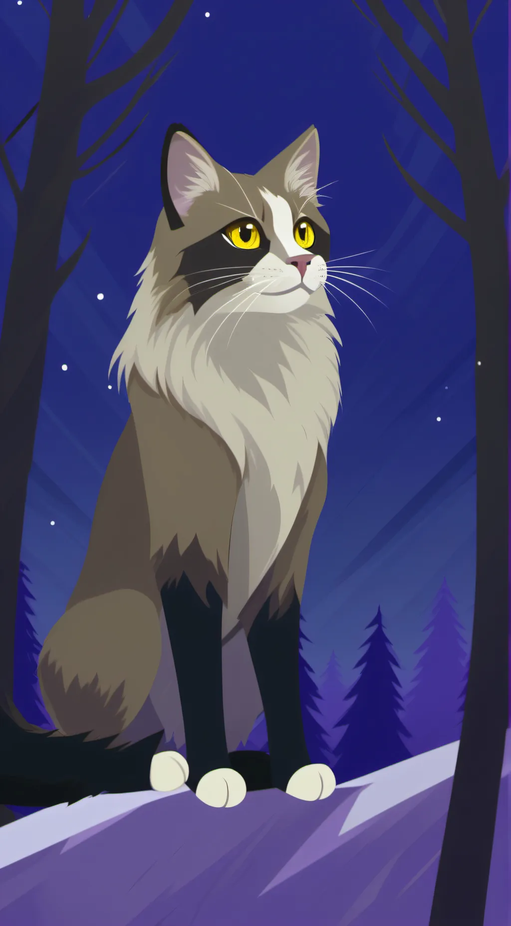 ai character: Mixed  background