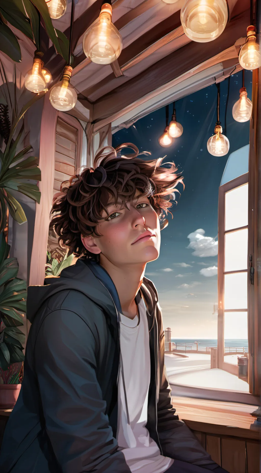 ai character: Leo background