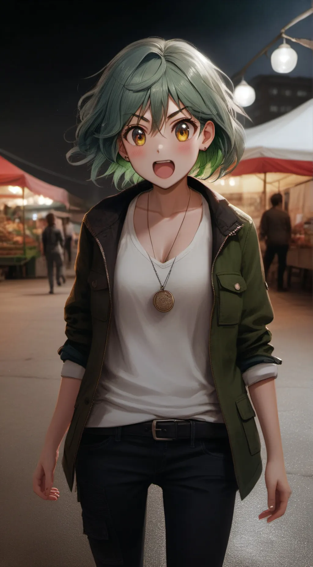 ai character: Riza  background