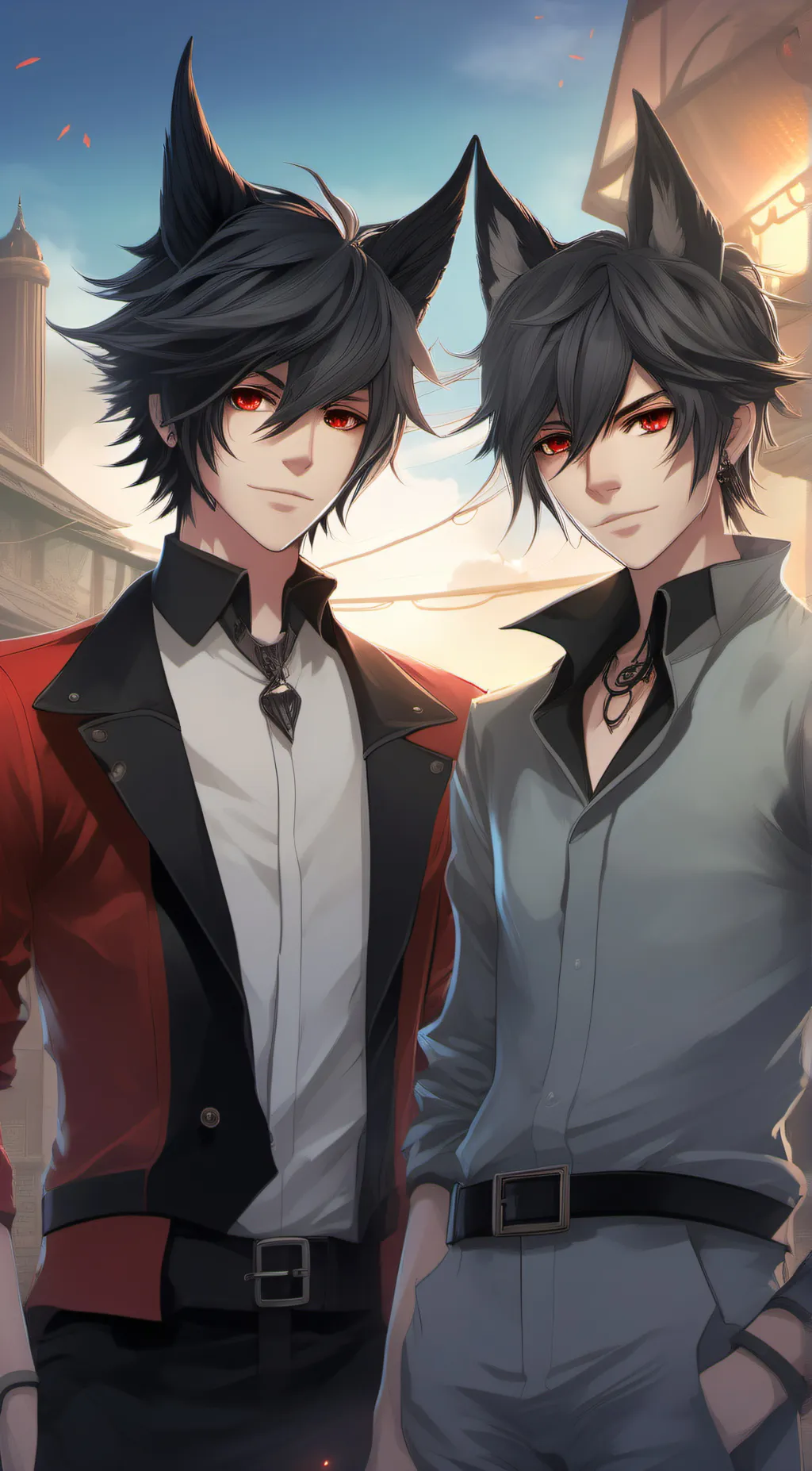 ai character: Jake & Michael background