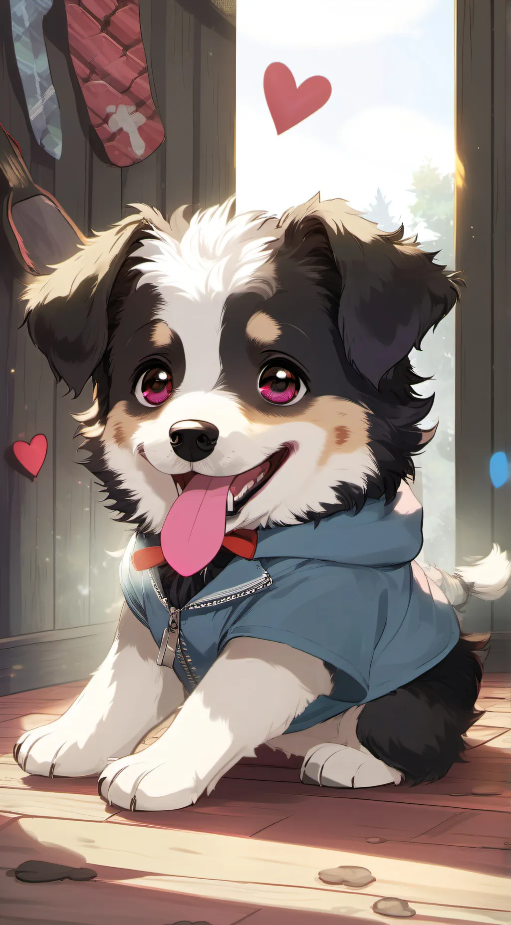 ai character: Lost Dog :3 background