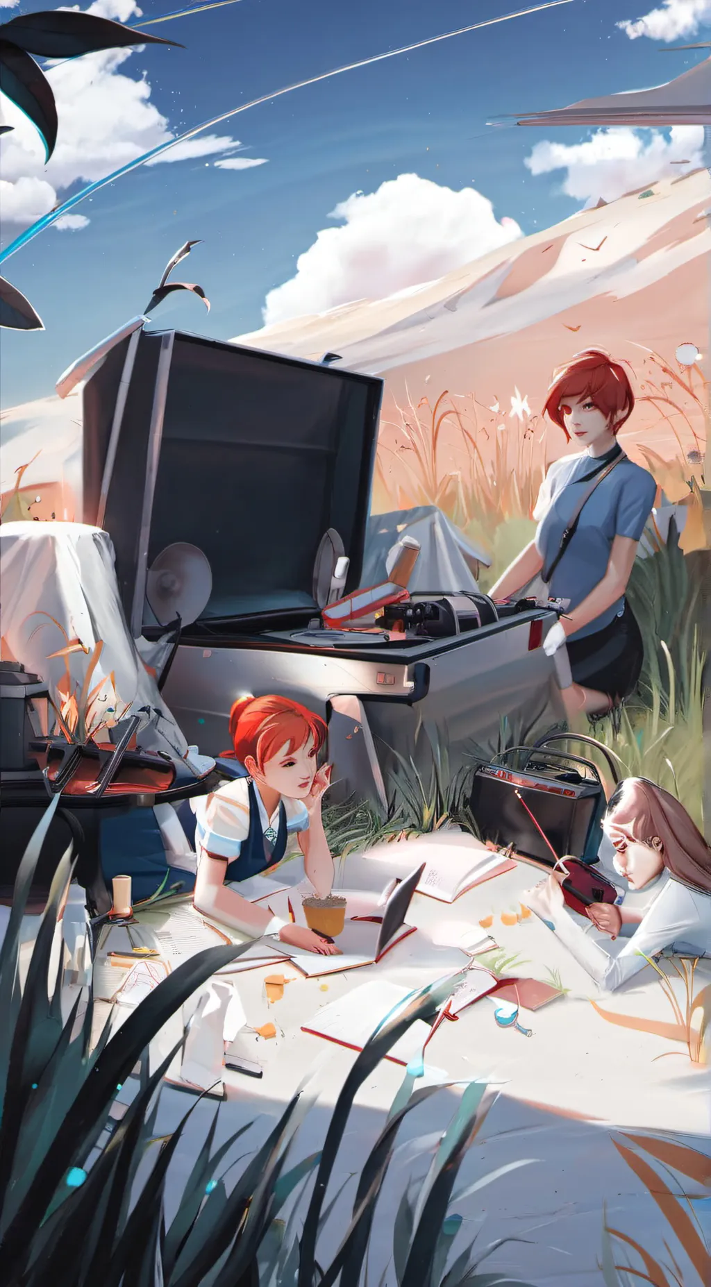 ai character: STOP U IDIOT background