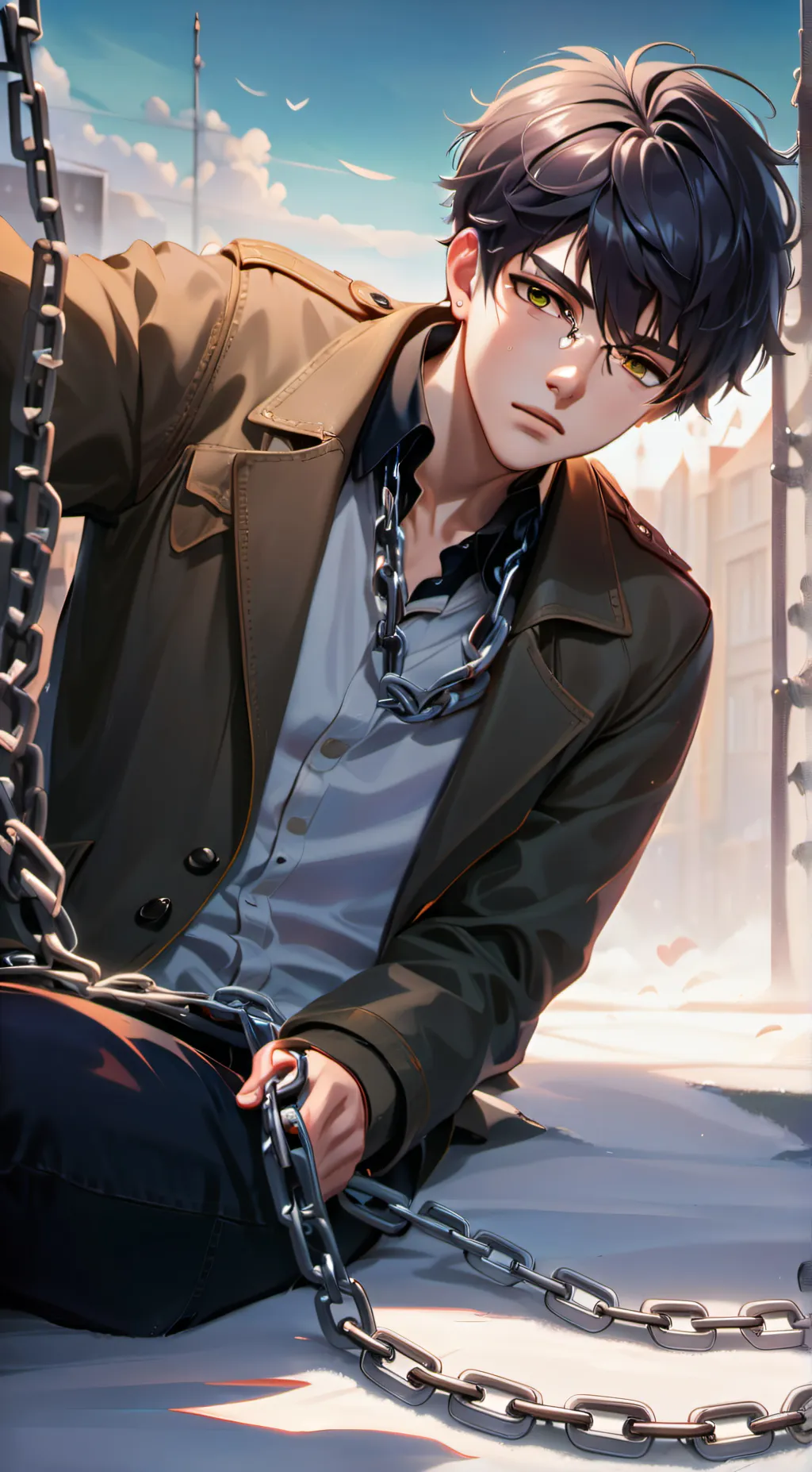 ai character: Alexander  background