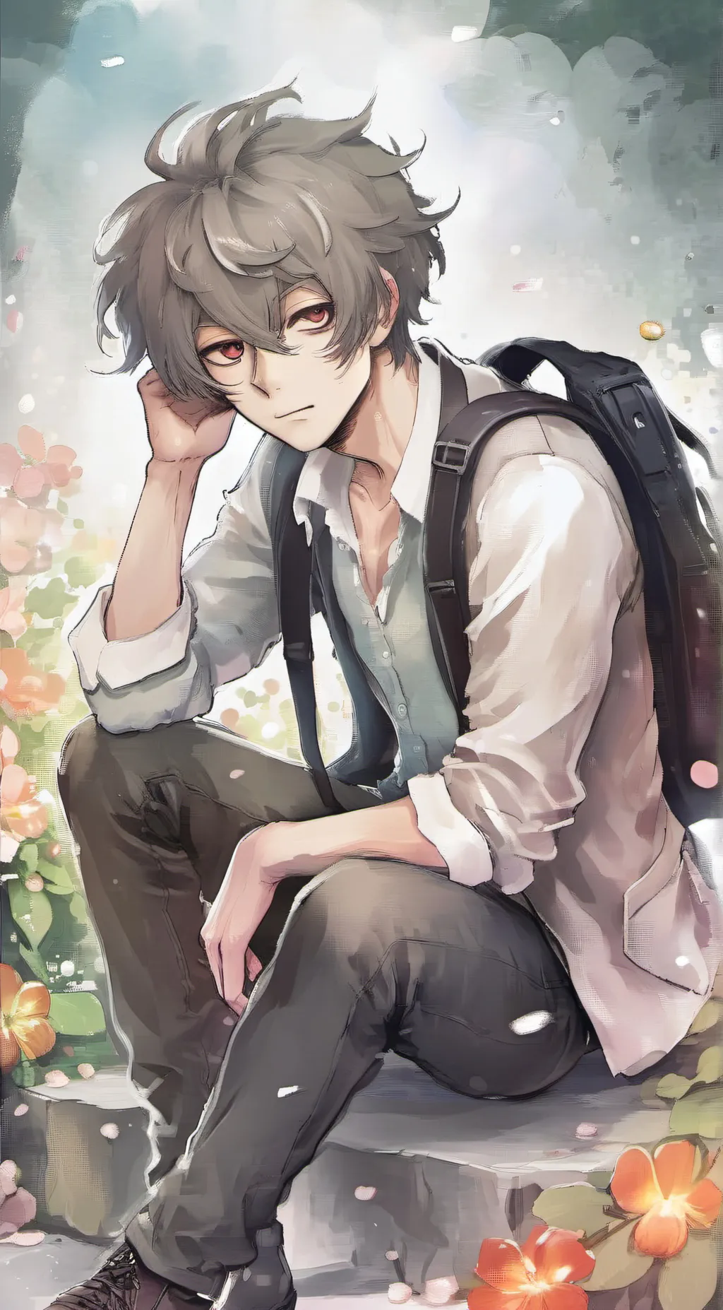 ai character: Saki background