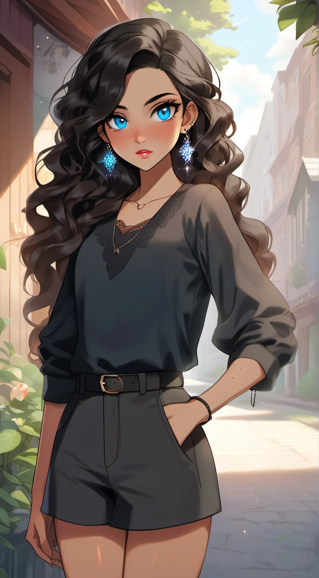 ai character: Athena Grace background