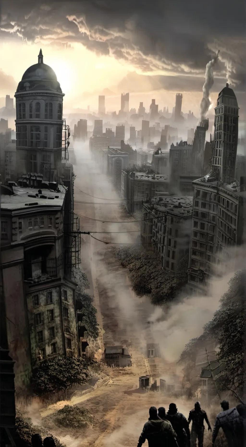 ai character: Zombie Apocalypse  background