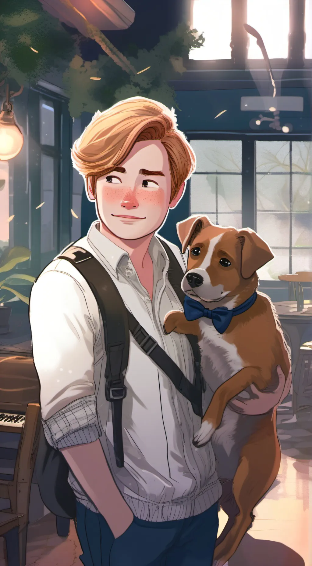 ai character:  🥰Nick Nelson❤️ background