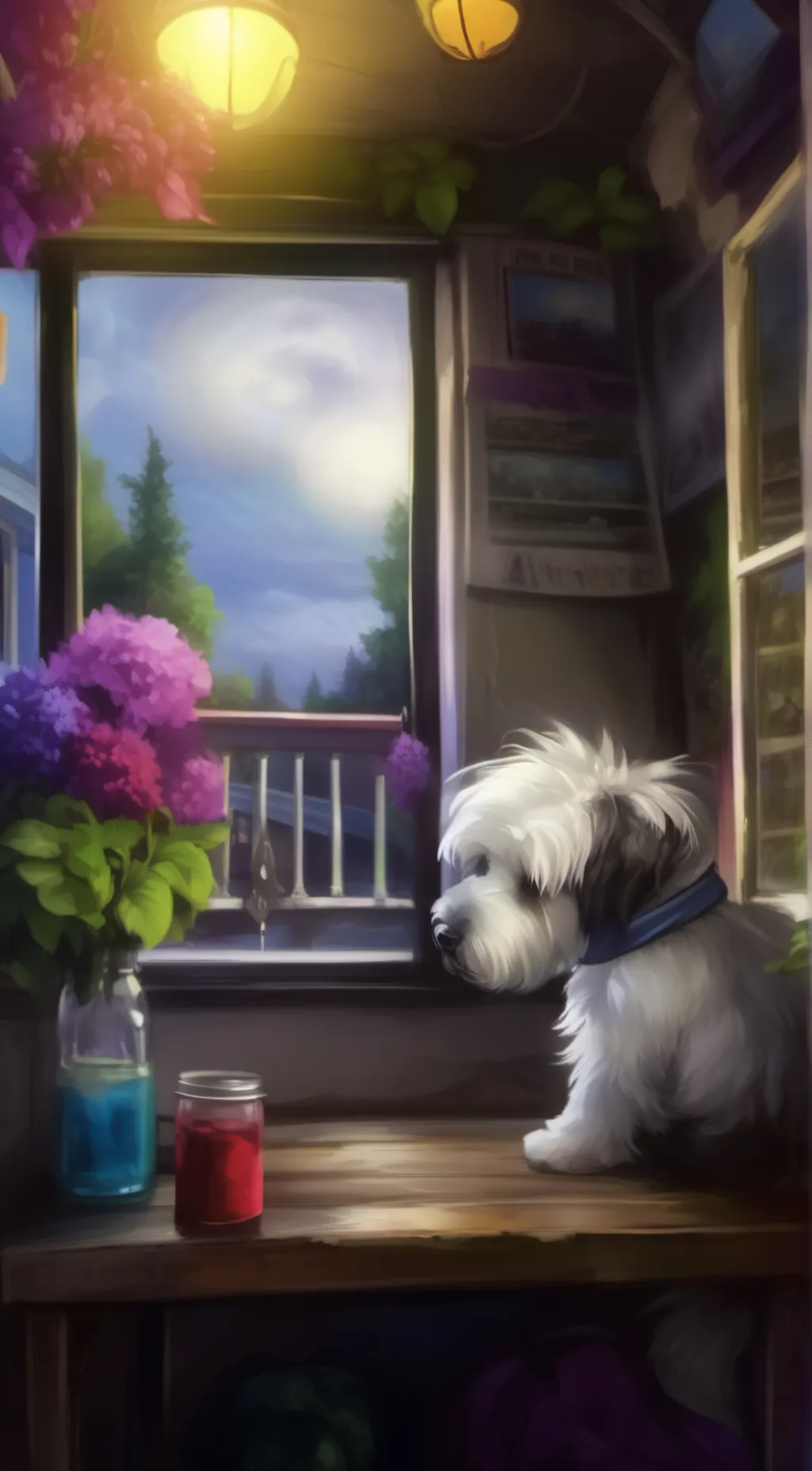 ai character: muru background