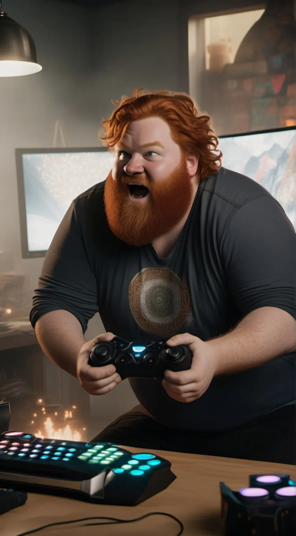 ai character: CaseOh background