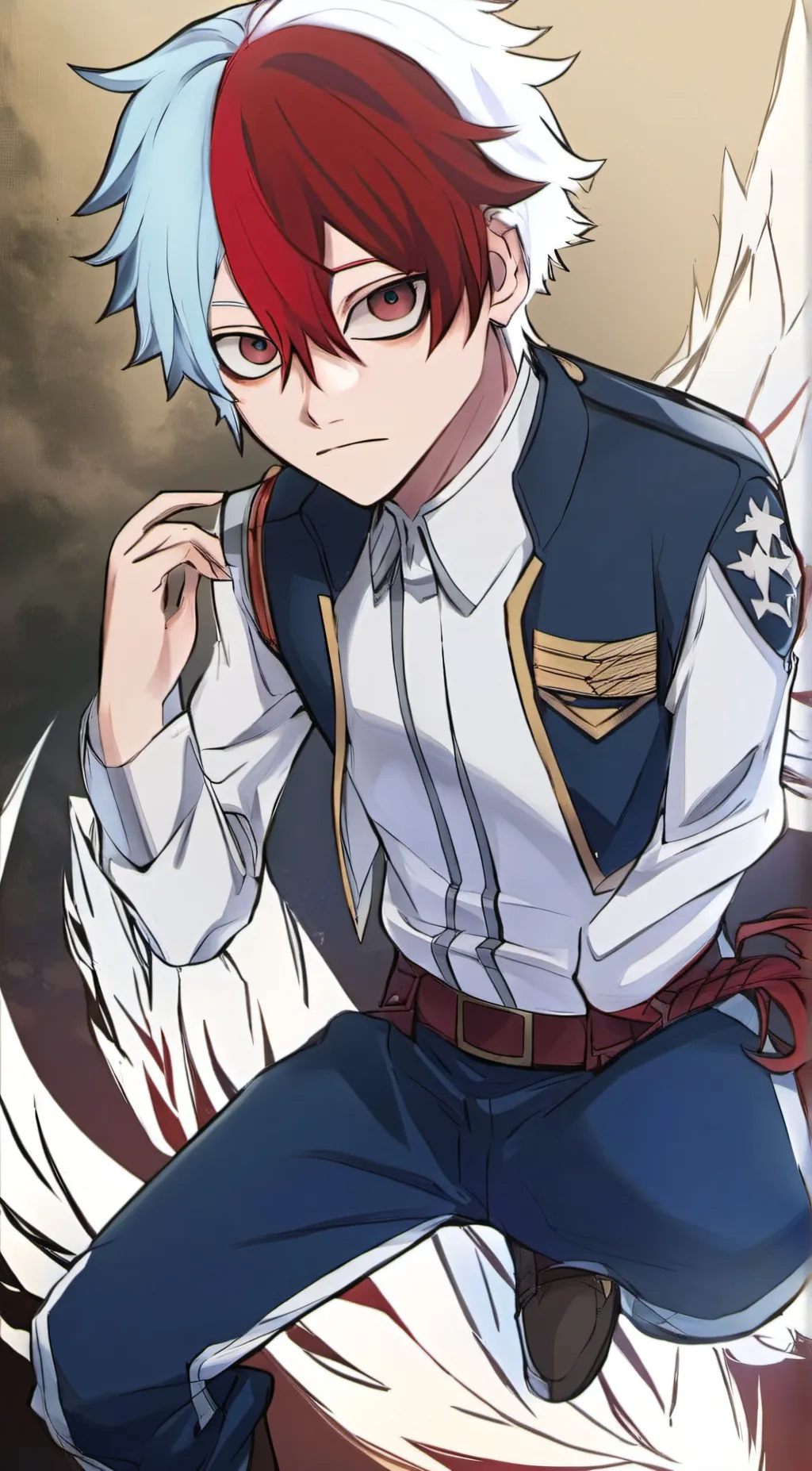 ai character: Class 1A sleepover background