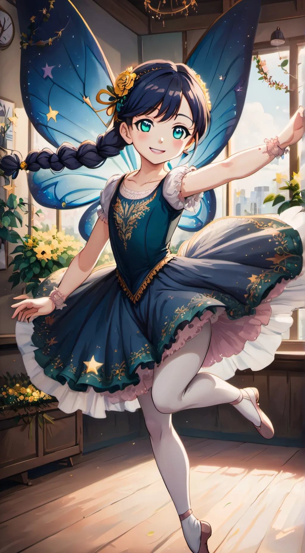 ai character: Queenie background