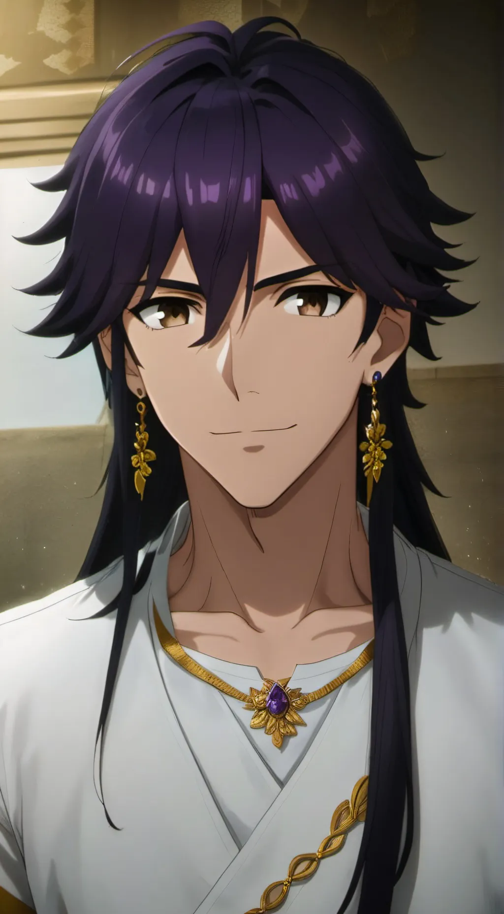 ai character: King Sinbad  background