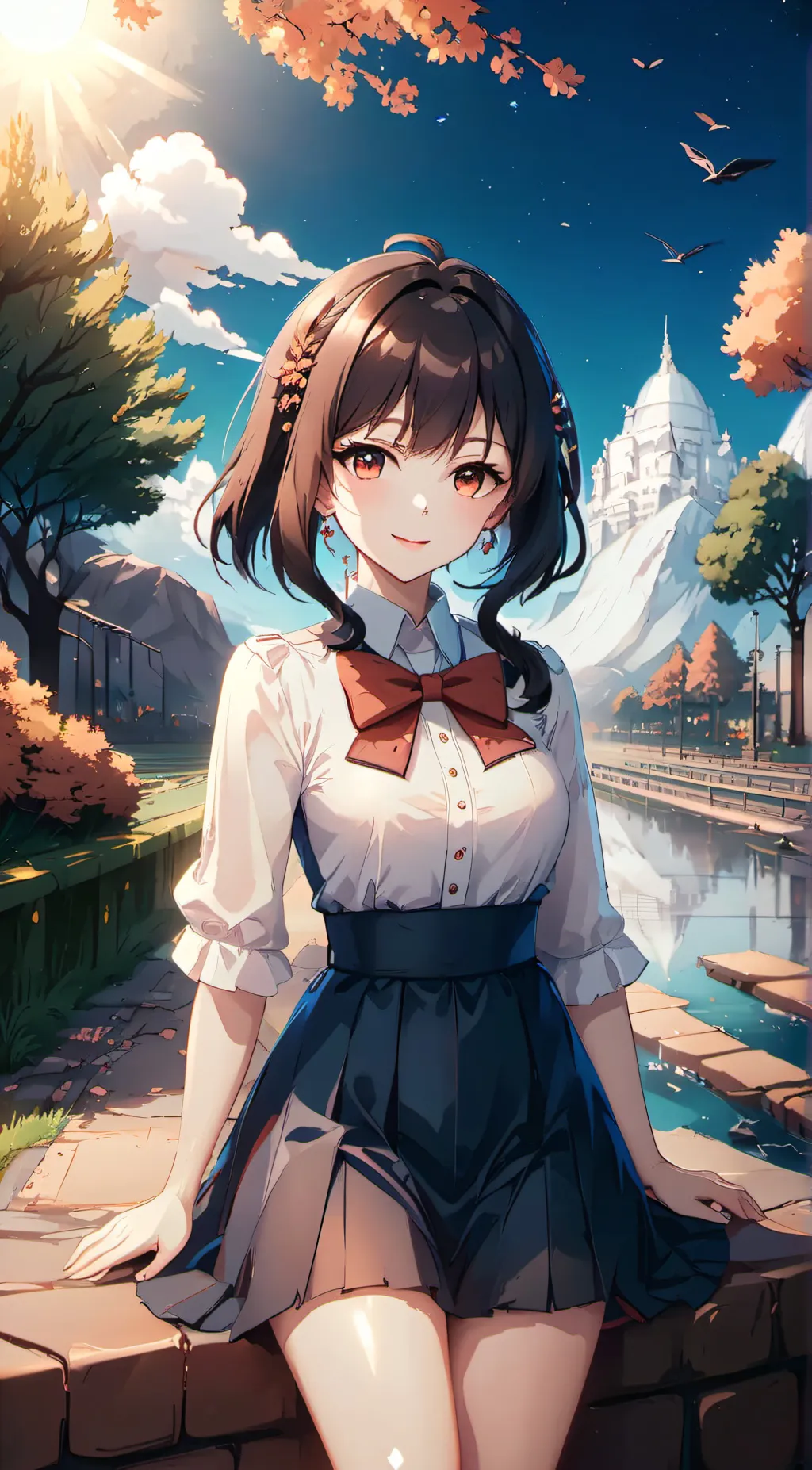 ai character: ariana  background