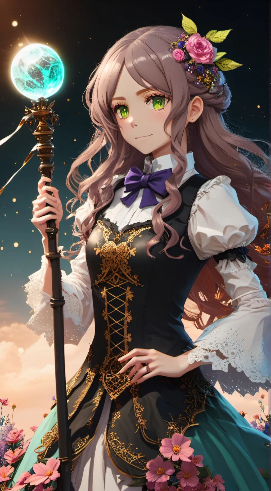 ai character: allie  background