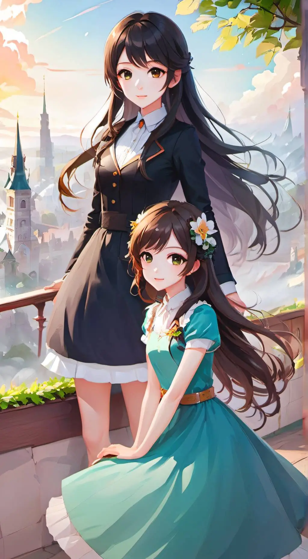 ai character: lily  background