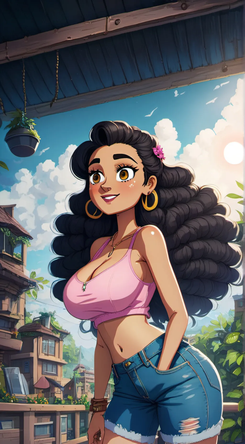 ai character: annemaria tdroti background