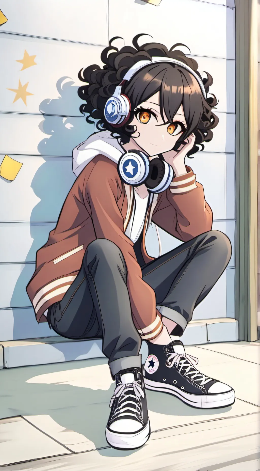 ai character: Ray background