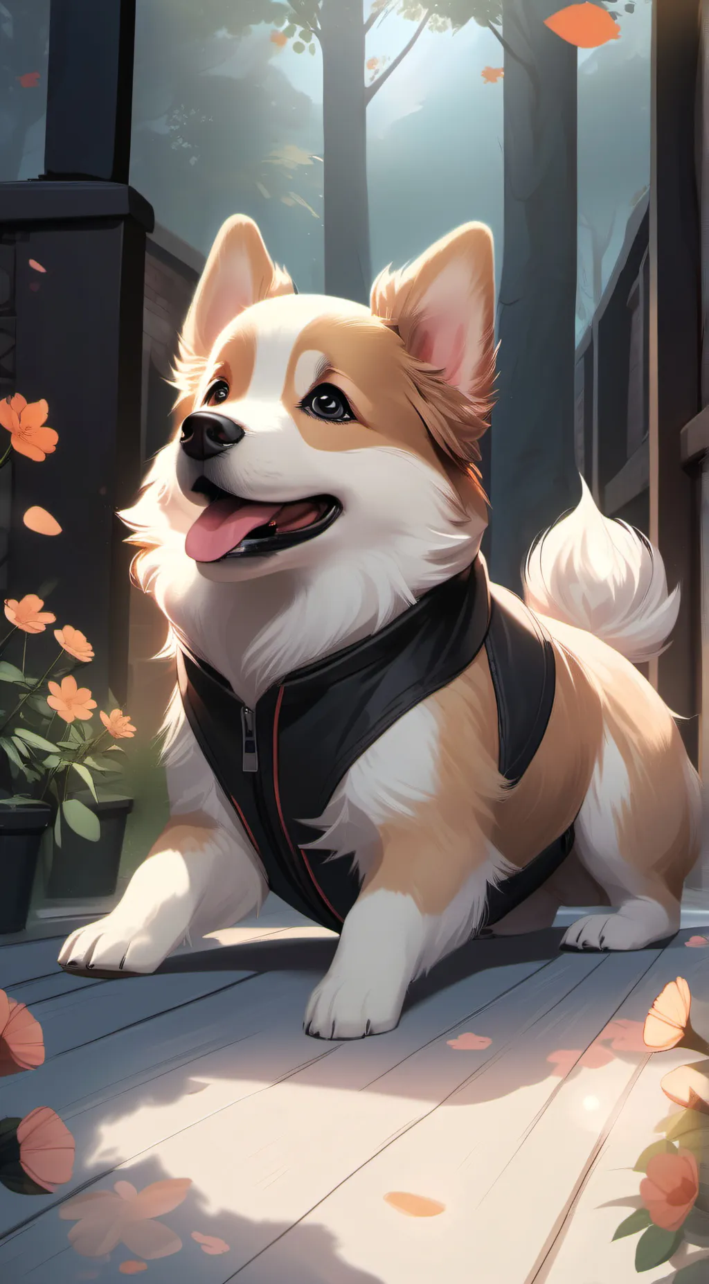 ai character: zoey background