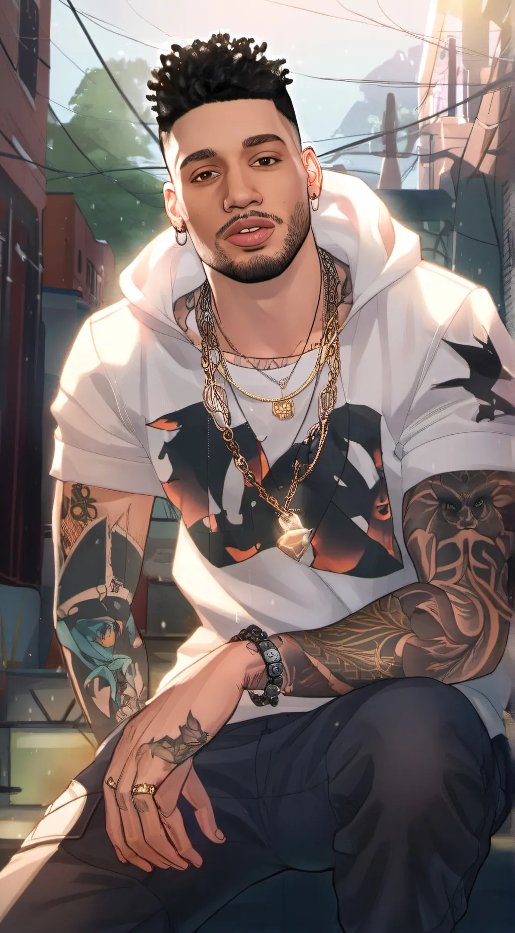 ai character: Kai background