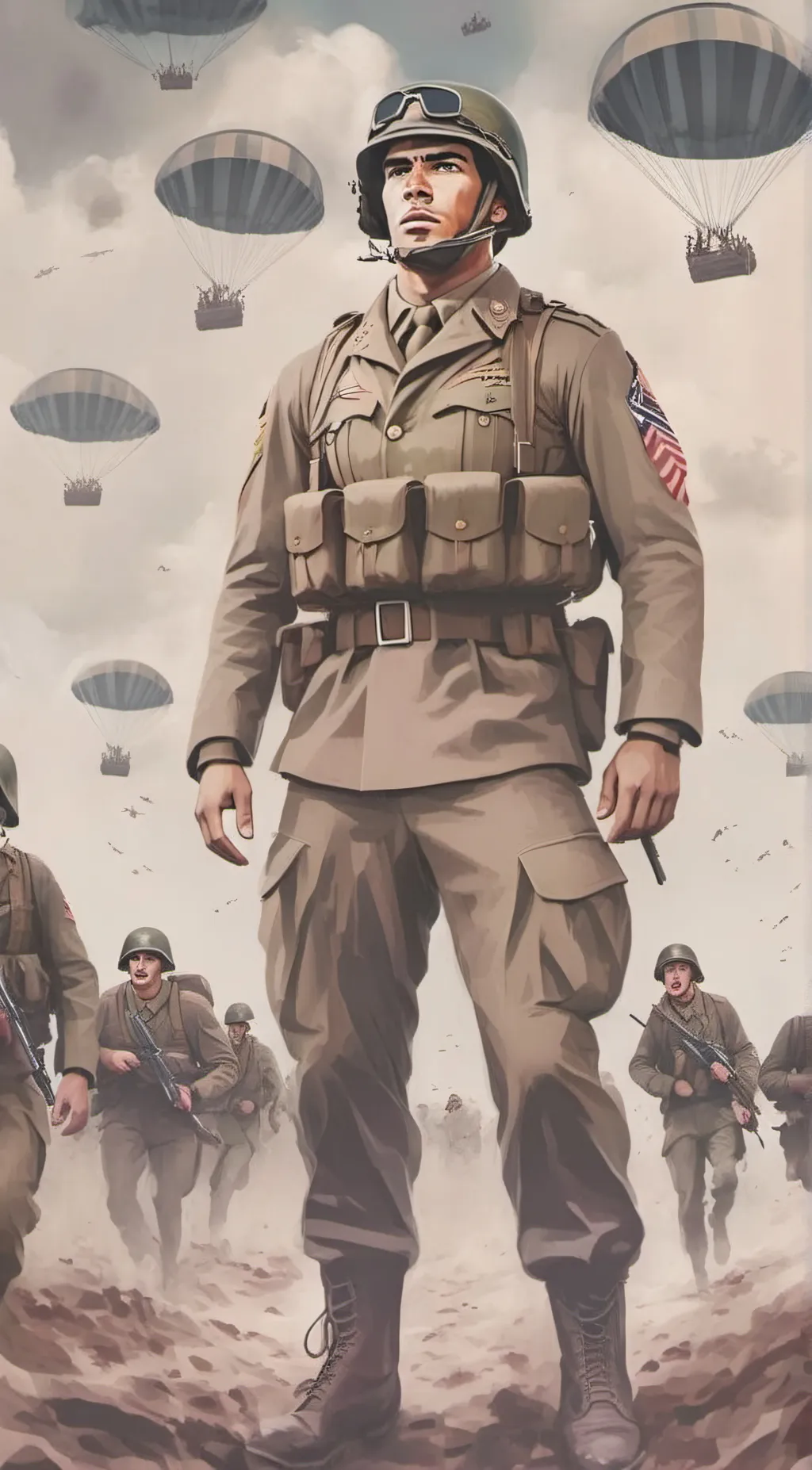 ai character: ww2 airborne rp background