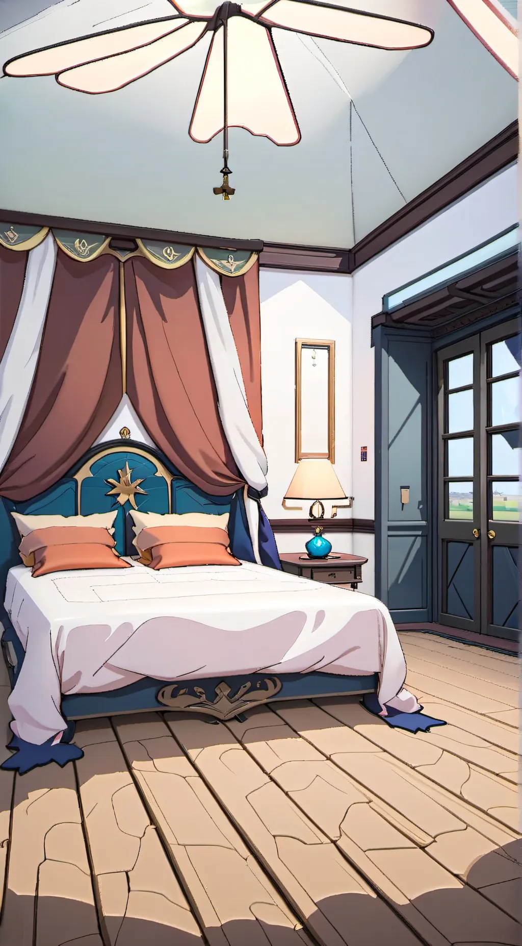 ai character: Void House background