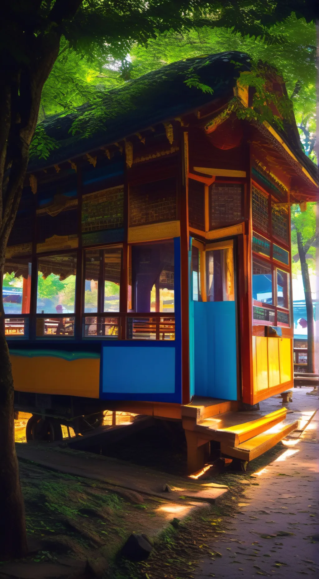 ai character: just house background