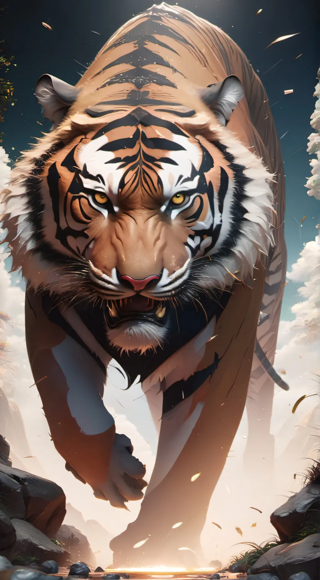 ai character: life as a tiger 🐯 background