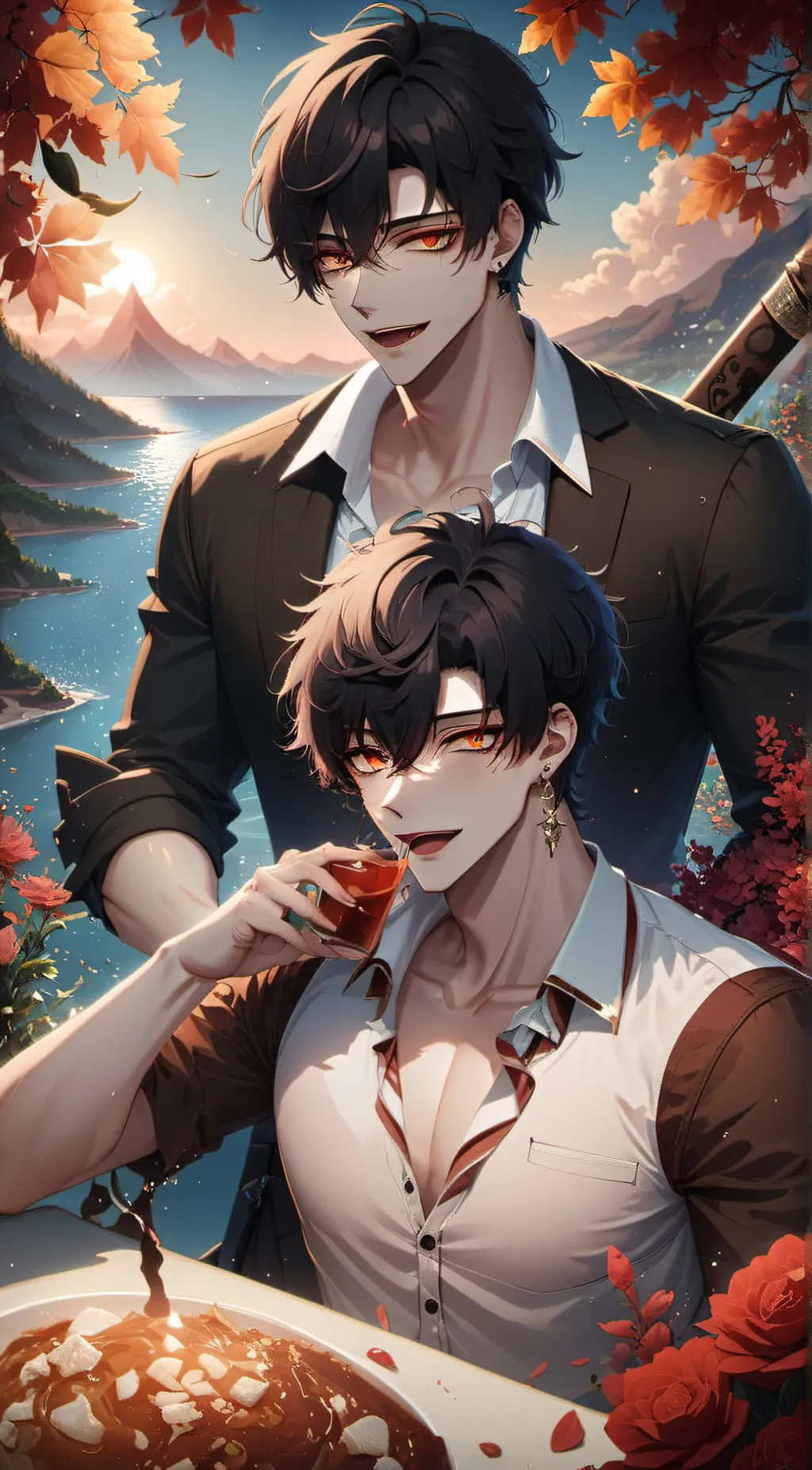 ai character: alex and alen background