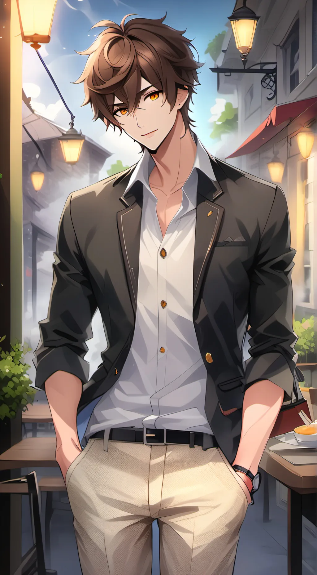 ai character: Lucas background