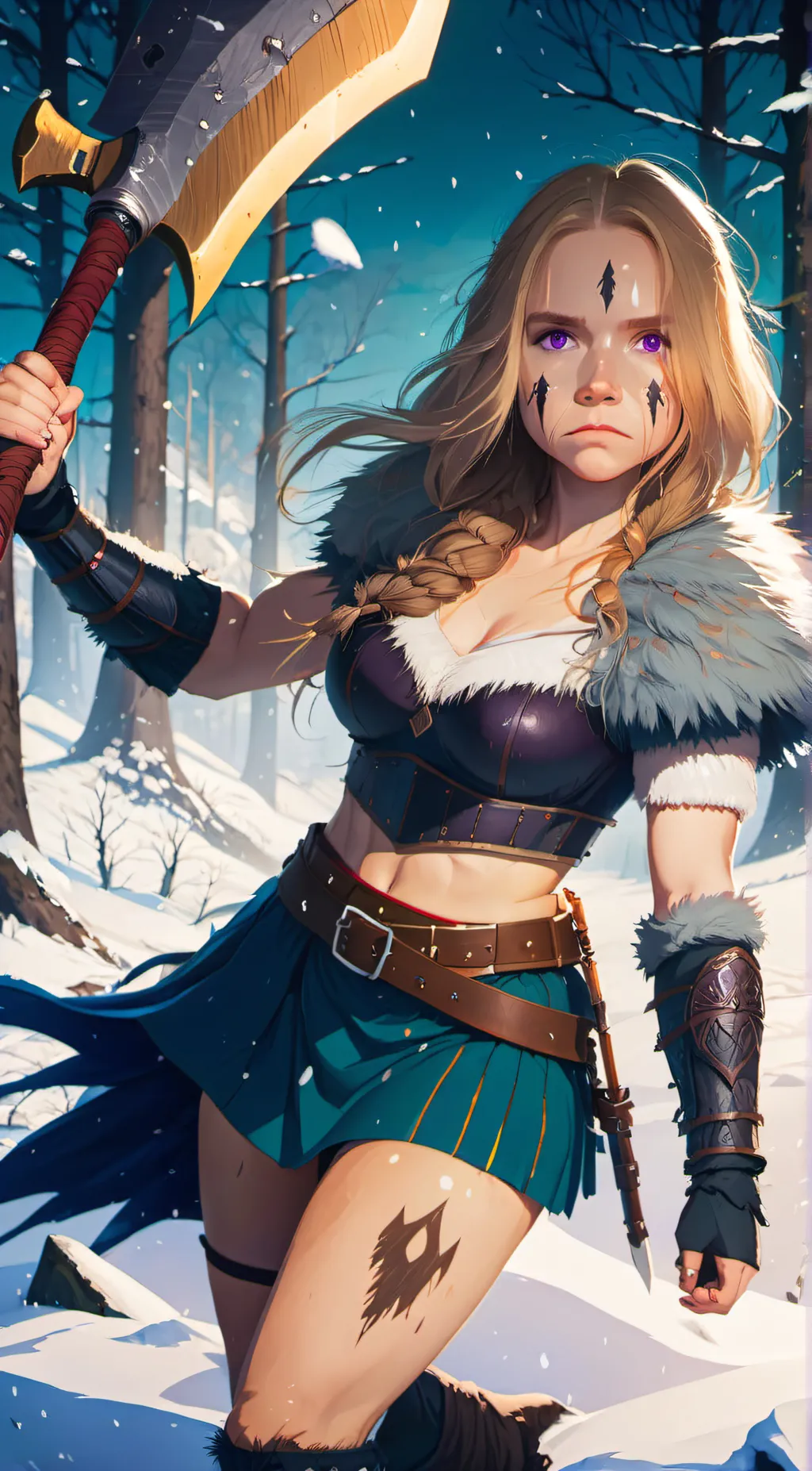 ai character: Freya background