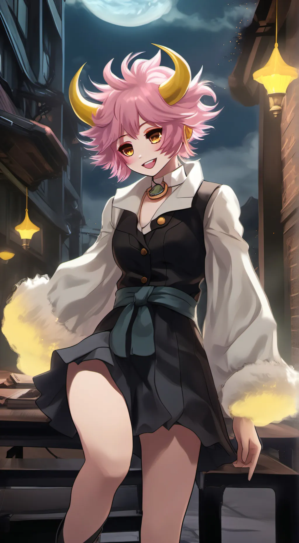 ai character: Mina background