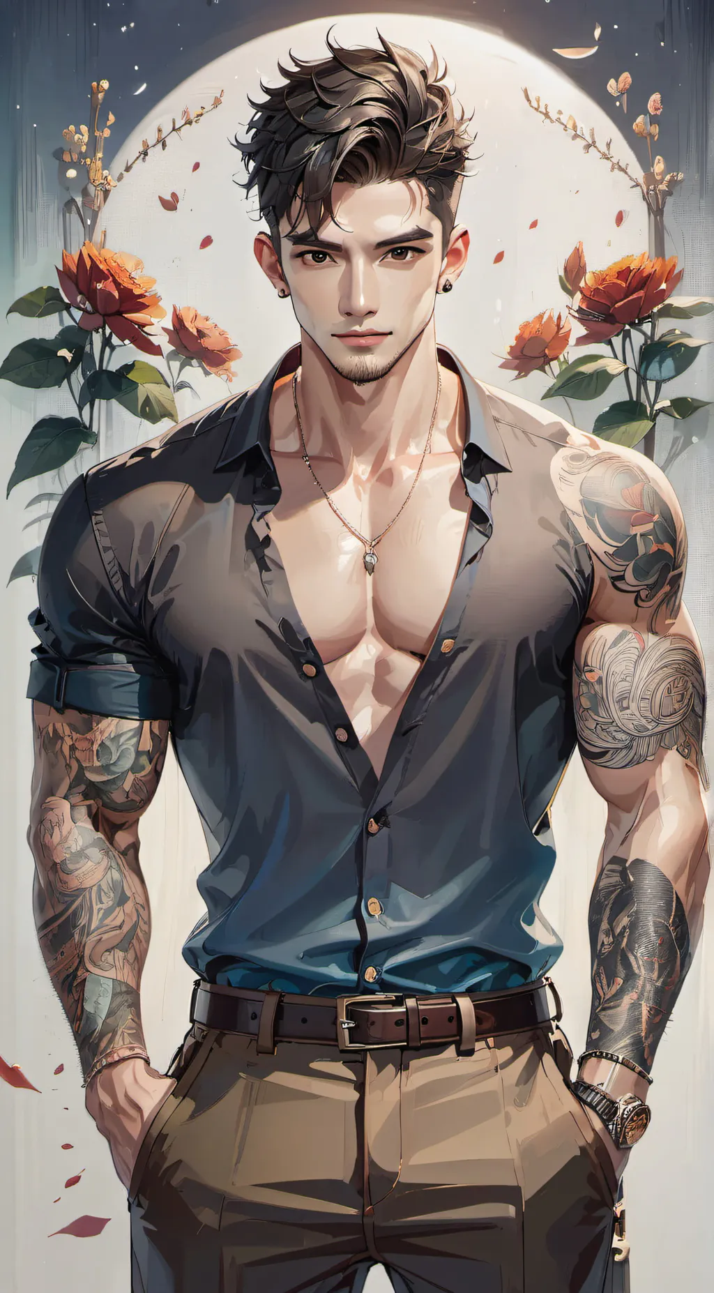 ai character: Adrian Peterson  background