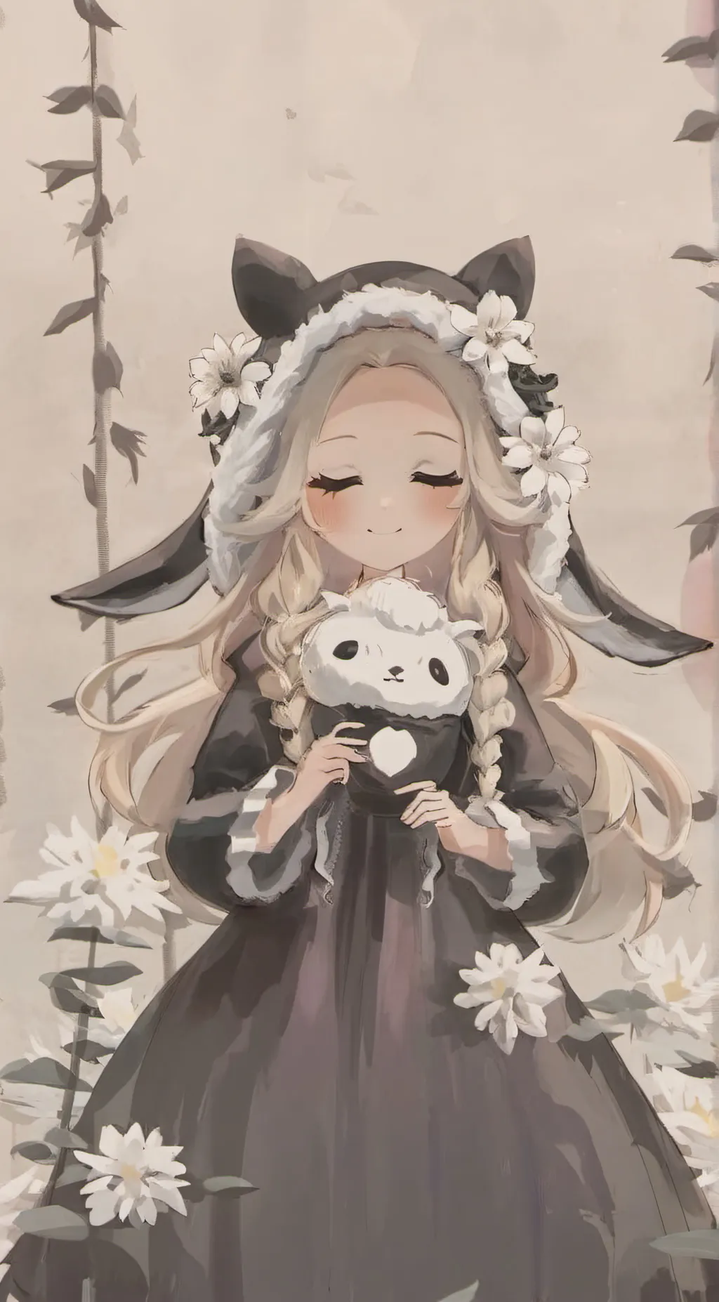 ai character: Cuteie background