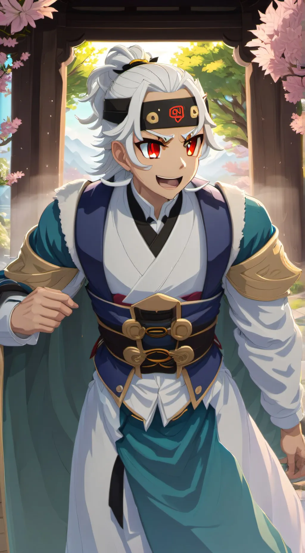 ai character: tengen uzui  background