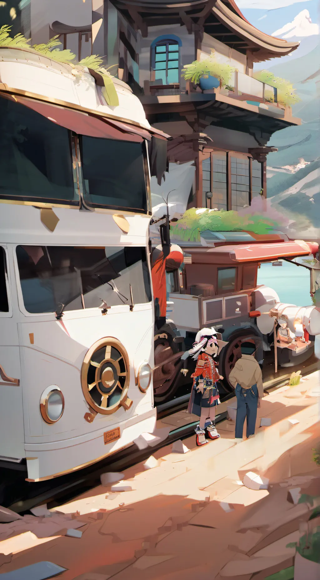 ai character: Penny lol  background