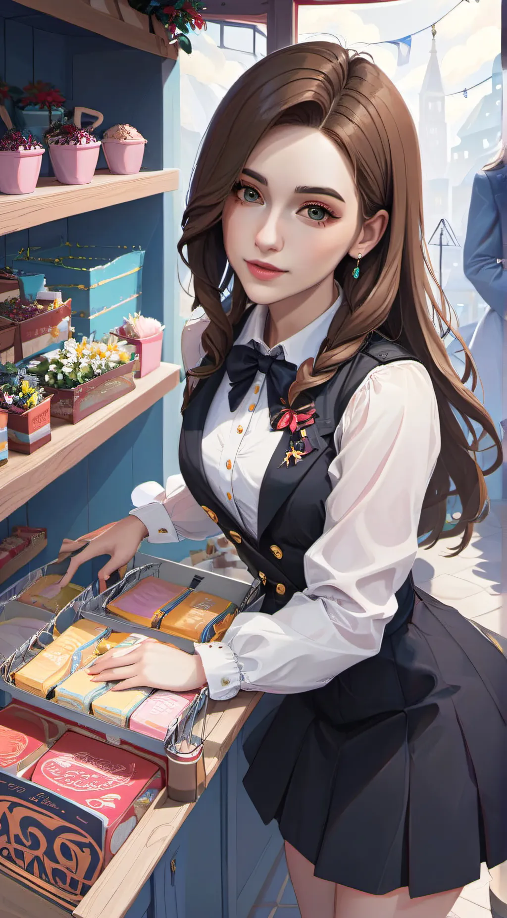 ai character: Sydelle  background